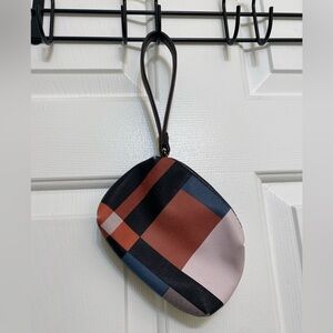 Multi-Color Geometric Cosmetic Bag